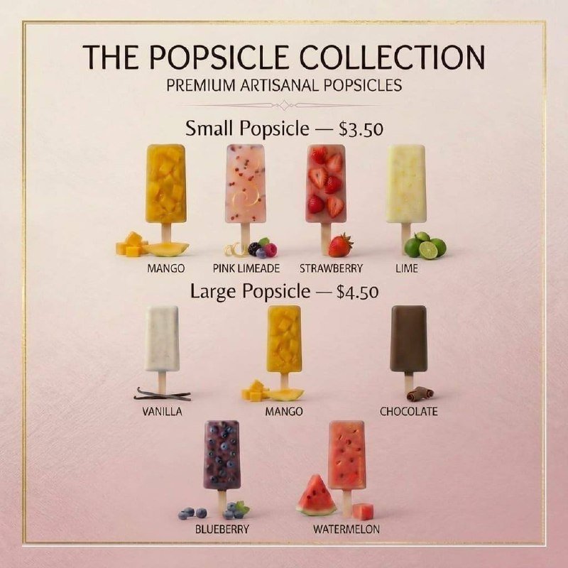 The Popsicle Collection at Trails Coffee